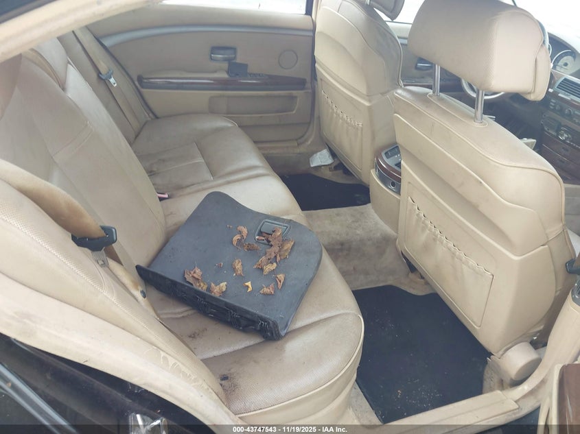 2003 BMW 745Li VIN: WBAGN63433DS43703 Lot: 43747543