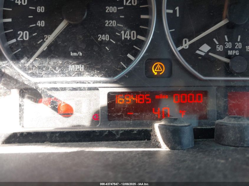 2002 BMW 330Xi VIN: WBAEW53482PG17205 Lot: 43747547