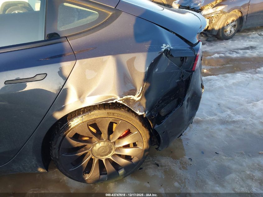 2021 Tesla Model 3 Performance Dual Motor All-Wheel Drive VIN: 5YJ3E1EC7MF060338 Lot: 43747618