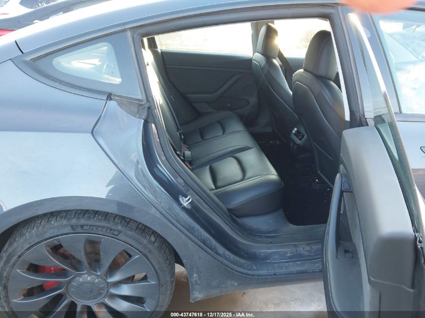 2021 Tesla Model 3 Performance Dual Motor All-Wheel Drive VIN: 5YJ3E1EC7MF060338 Lot: 43747618