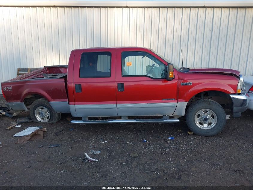 2002 Ford F-250 Lariat/Xl/Xlt VIN: 3FTNW21F72MA16831 Lot: 43747688