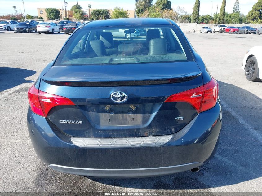 2019 Toyota Corolla Se VIN: 2T1BURHE6KC126227 Lot: 43747742