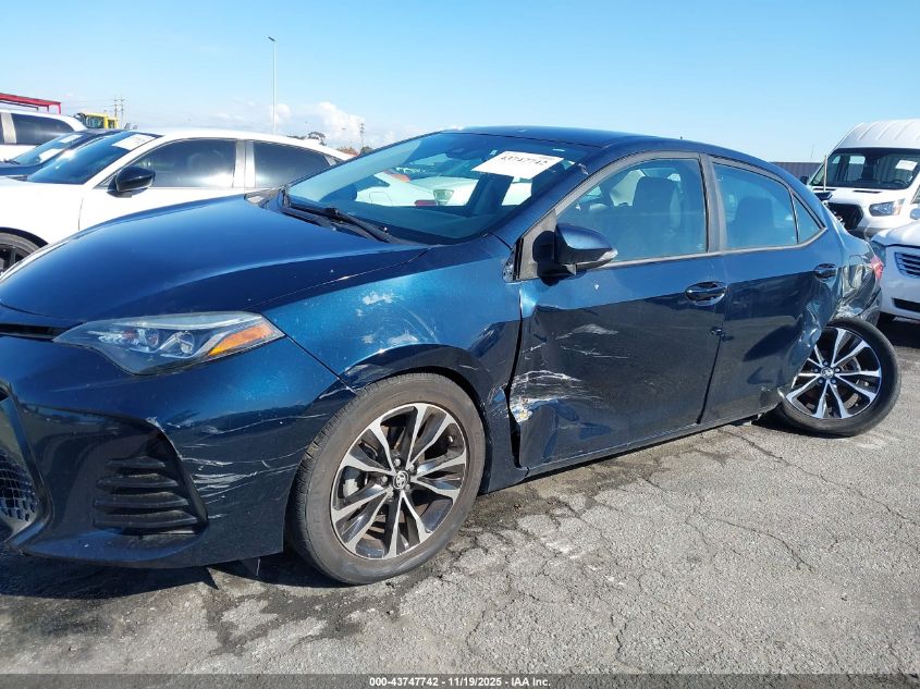 2019 Toyota Corolla Se VIN: 2T1BURHE6KC126227 Lot: 43747742