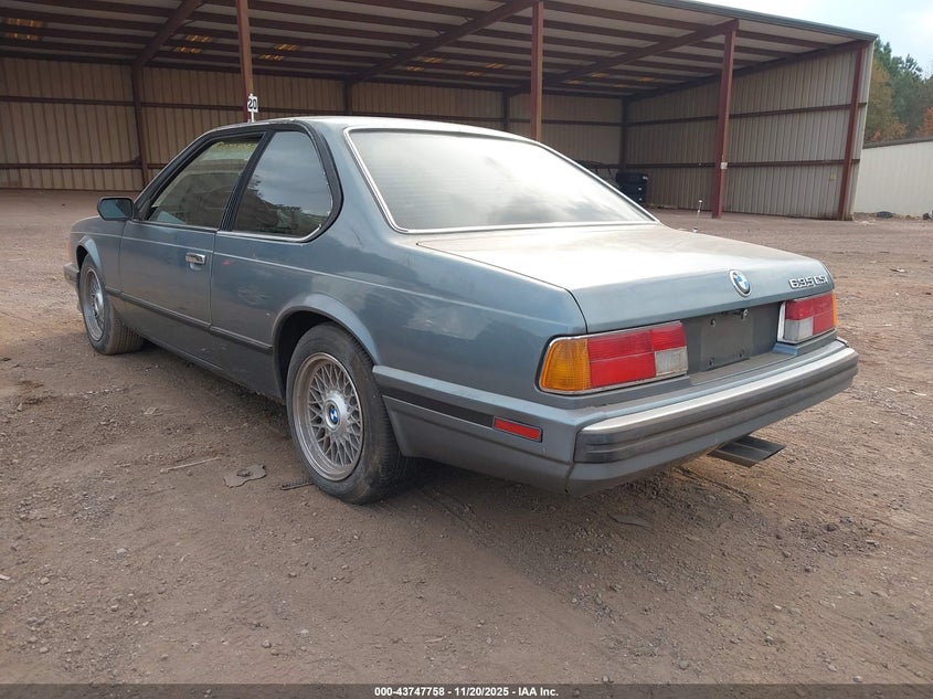 WBAEC8410K3268897 1989 BMW 6ER photo no. 3
