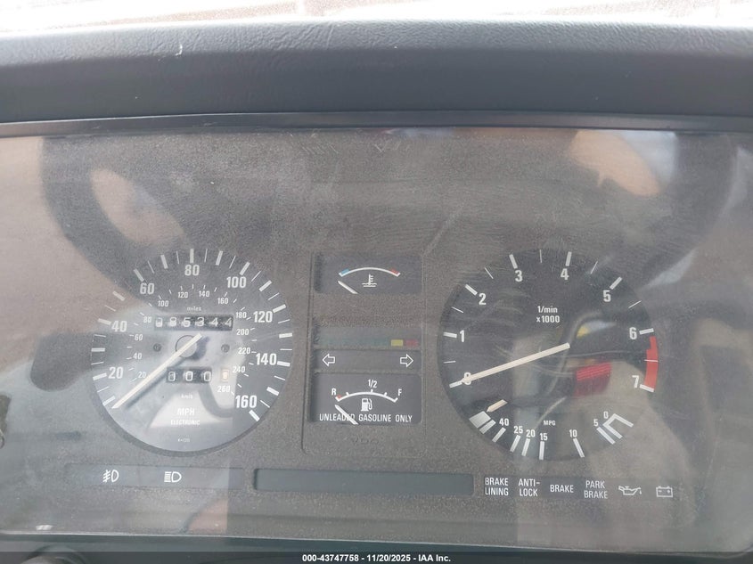 1989 BMW 635 Csi Automatic VIN: WBAEC8410K3268897 Lot: 43747758