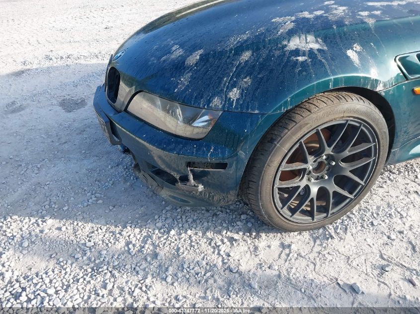 1999 BMW Z3 2.8 VIN: 4USCH3337XLF40349 Lot: 43747772