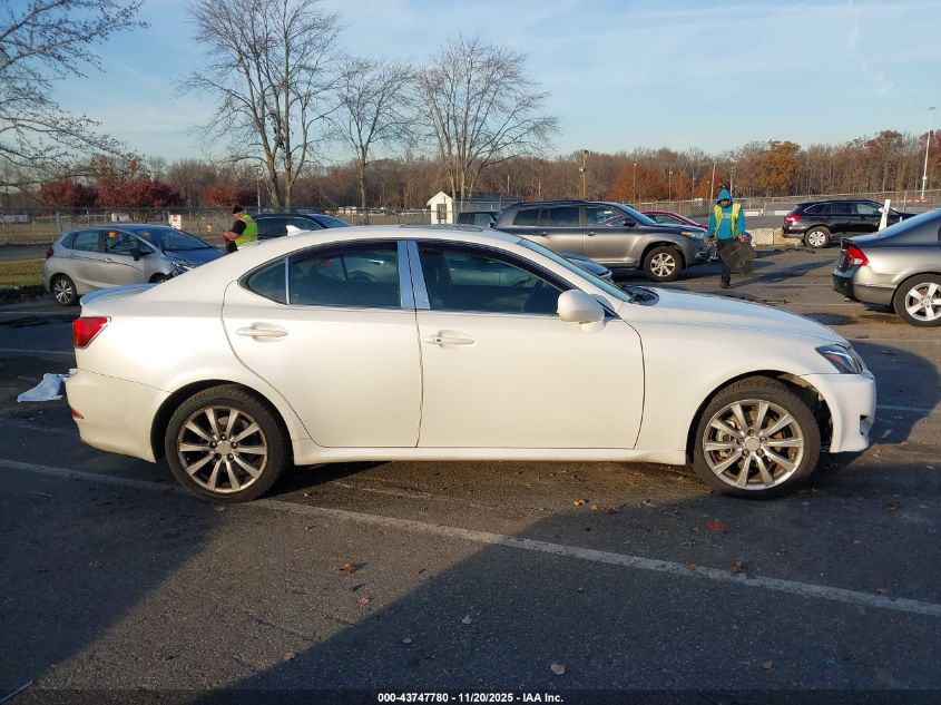 2007 Lexus Is 250 VIN: JTHCK262672018110 Lot: 43747780