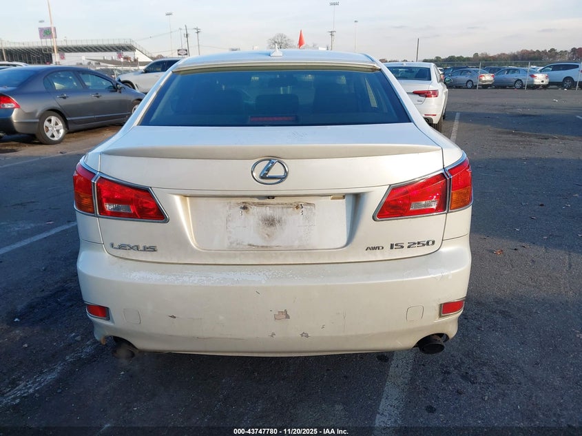2007 Lexus Is 250 VIN: JTHCK262672018110 Lot: 43747780