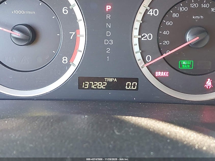 2009 Honda Accord 2.4 Lx VIN: JHMCP26359C014847 Lot: 43747808