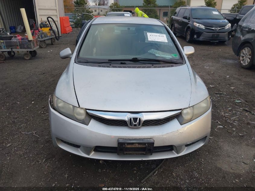 2009 Honda Civic Lx VIN: 19XFA15559E005846 Lot: 43747818