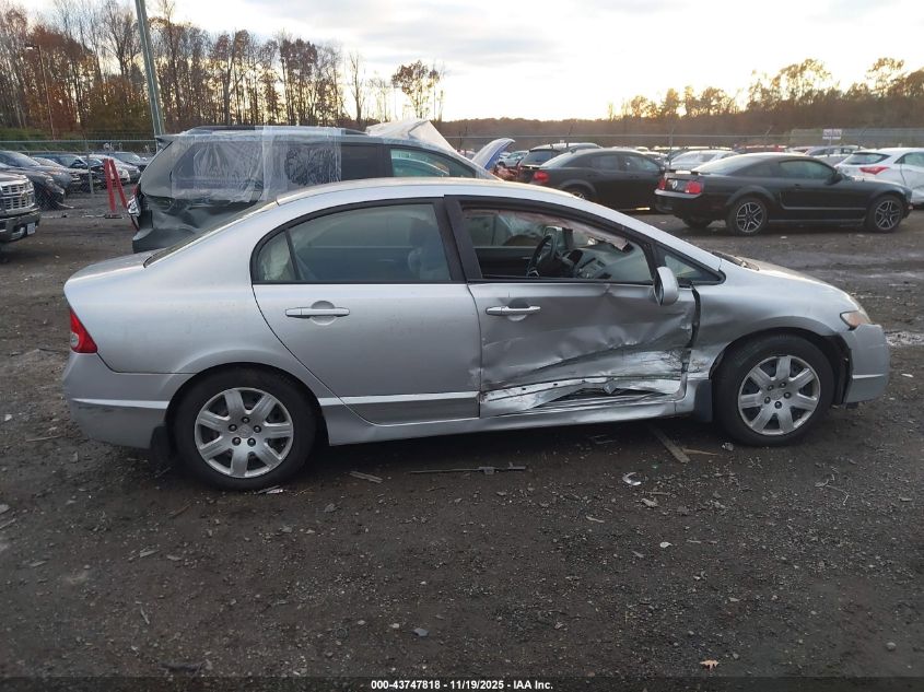 2009 Honda Civic Lx VIN: 19XFA15559E005846 Lot: 43747818