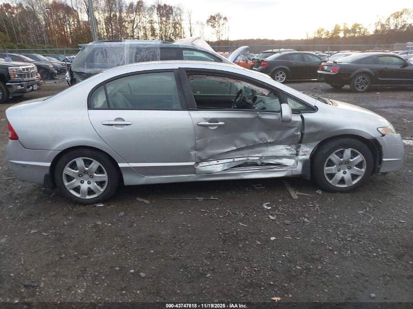 2009 Honda Civic Lx VIN: 19XFA15559E005846 Lot: 43747818