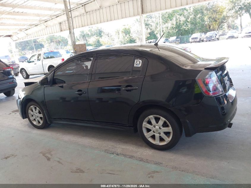 2010 Nissan Sentra 2.0Sr VIN: 3N1AB6APXAL695804 Lot: 43747873