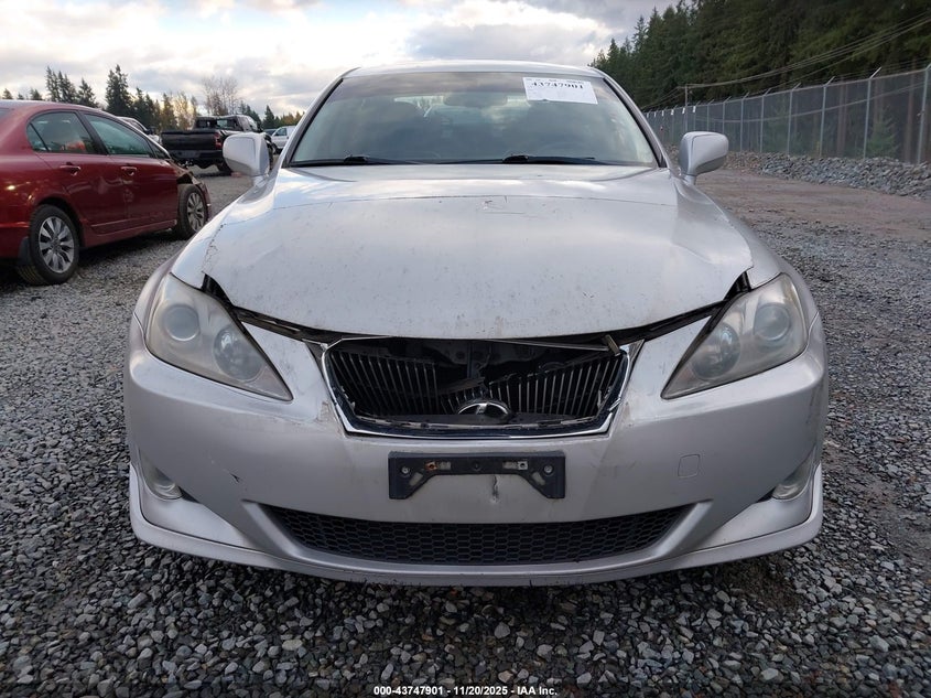 2006 Lexus Is 350 VIN: JTHBE262365006173 Lot: 43747901