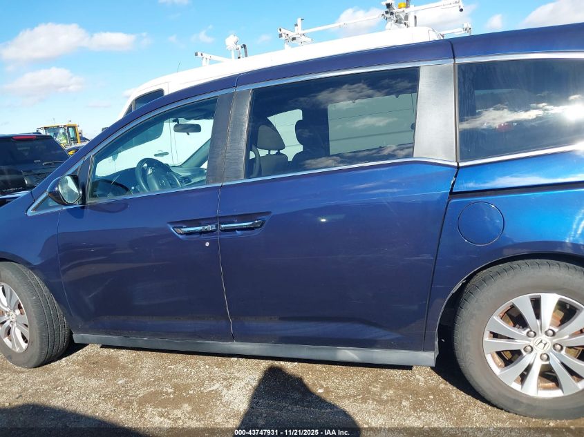 2016 Honda Odyssey Se VIN: 5FNRL5H30GB030640 Lot: 43747931