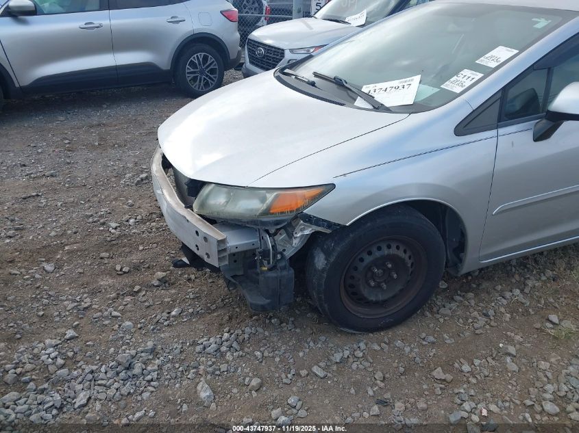 2012 Honda Civic Lx VIN: 19XFB2E50CE053412 Lot: 43747937