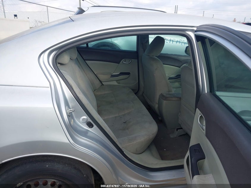 2012 Honda Civic Lx VIN: 19XFB2E50CE053412 Lot: 43747937