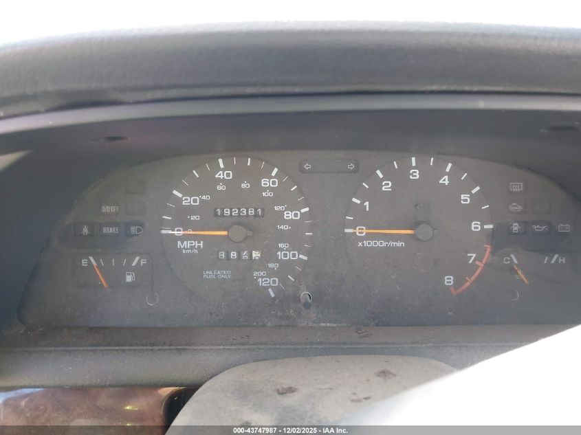 1996 Nissan Altima Xe/Gxe/Se/Gle VIN: 1N4BU31D5TC122944 Lot: 43747987