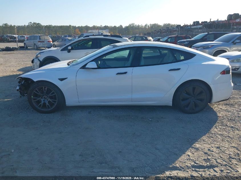 2022 Tesla Model S Dual Motor All-Wheel Drive VIN: 5YJSA1E5XNF468973 Lot: 43747988