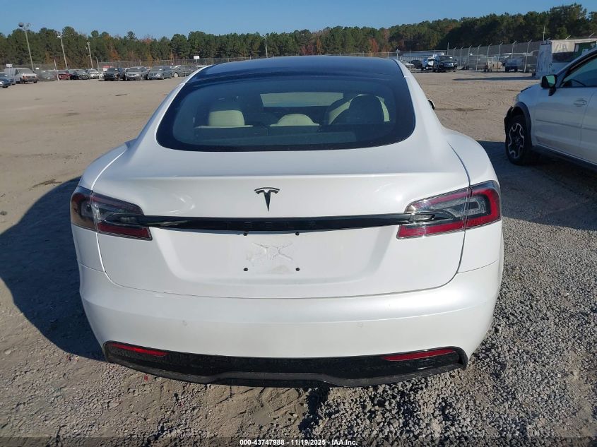 2022 Tesla Model S Dual Motor All-Wheel Drive VIN: 5YJSA1E5XNF468973 Lot: 43747988