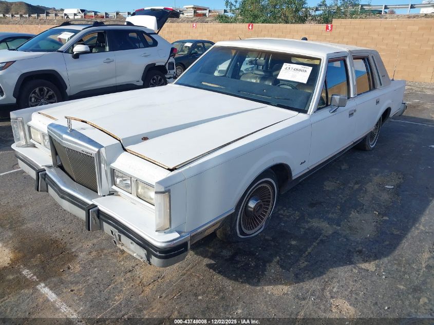 1984 Lincoln Town Car VIN: 1LNBP96F8EY706254 Lot: 43748008