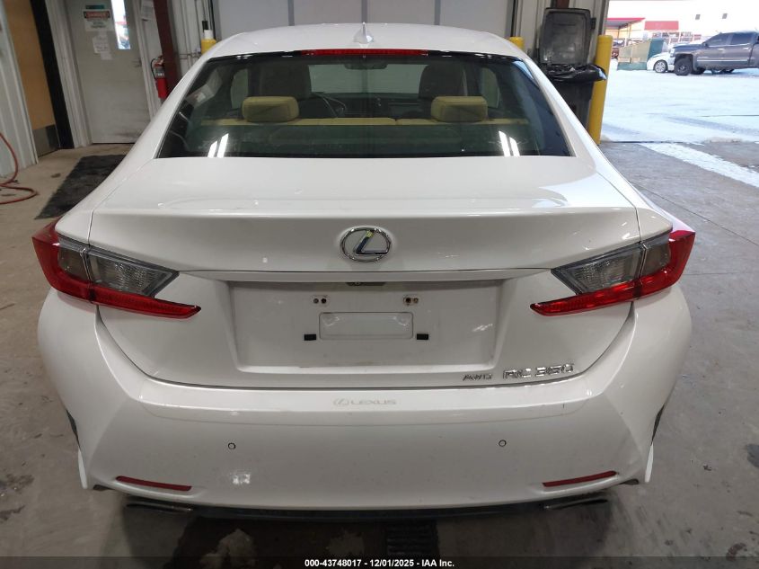 2015 Lexus Rc 350 VIN: JTHSE5BCXF5004307 Lot: 43748017