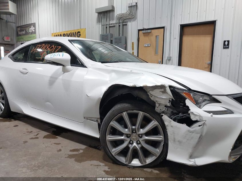 2015 Lexus Rc 350 VIN: JTHSE5BCXF5004307 Lot: 43748017