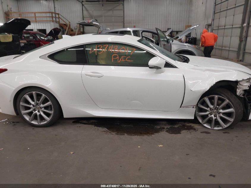 2015 Lexus Rc 350 VIN: JTHSE5BCXF5004307 Lot: 43748017