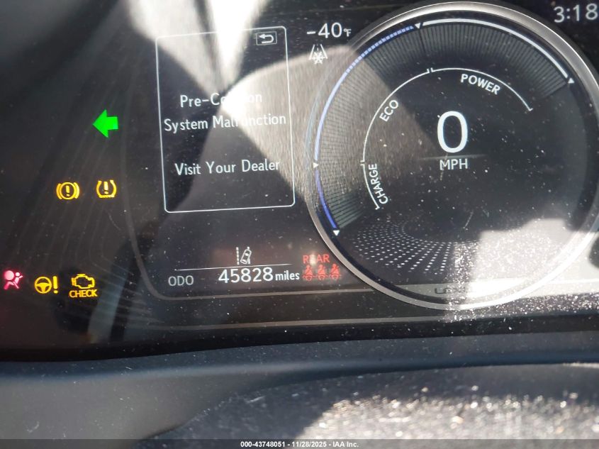 2020 Lexus Ux 250H VIN: JTHP9JBH9L2036256 Lot: 43748051