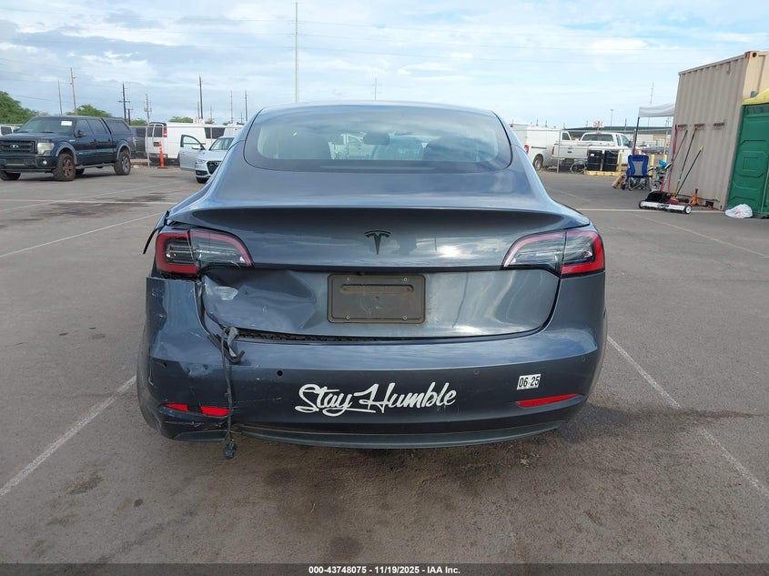2020 Tesla Model 3 Standard Range Plus Rear-Wheel Drive/Standard Range Rear-Wheel Drive VIN: 5YJ3E1EA6LF658076 Lot: 43748075