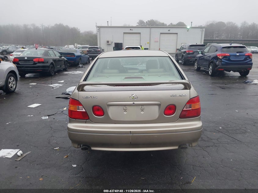 2000 Lexus Gs 400 VIN: JT8BH68X3Y0026396 Lot: 43748148