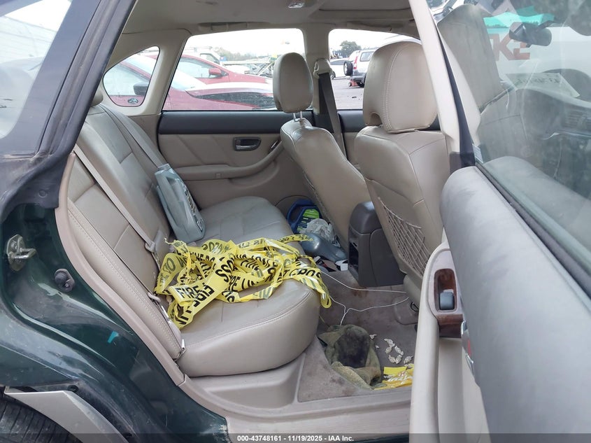 2002 Subaru Outback H6-3.0/H6-3.0 Vdc VIN: 4S3BE896827211781 Lot: 43748161