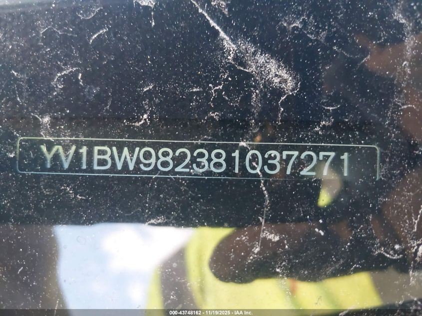 2008 Volvo V70 3.2 VIN: YV1BW982381037271 Lot: 43748162