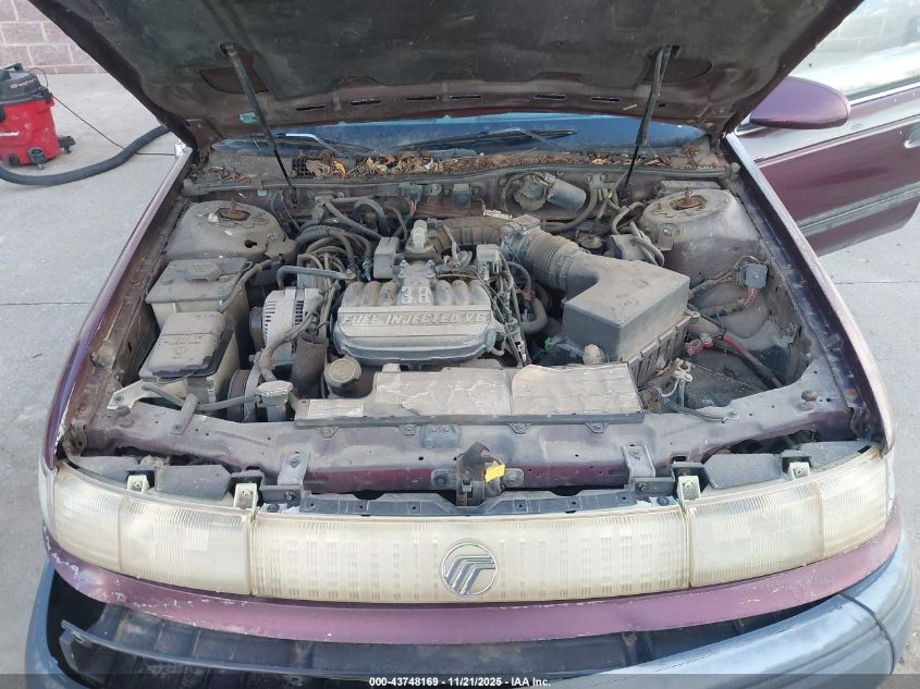 1992 Mercury Sable Gs VIN: 1MECM5041NA658119 Lot: 43748169