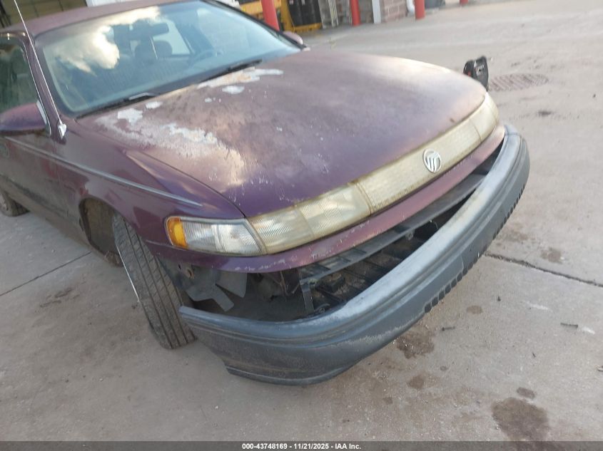 1992 Mercury Sable Gs VIN: 1MECM5041NA658119 Lot: 43748169