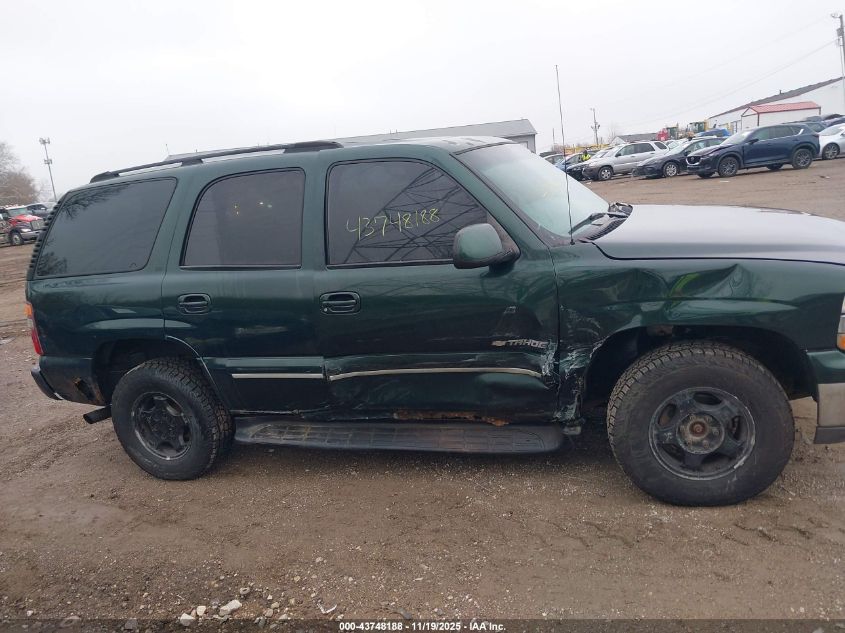 2003 Chevrolet Tahoe Lt VIN: 1GNEK13Z93J159847 Lot: 43748188