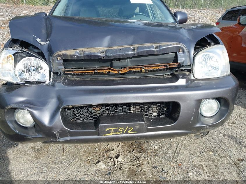 2005 Hyundai Santa Fe Gls VIN: KM8SC73DX5U958307 Lot: 43748210