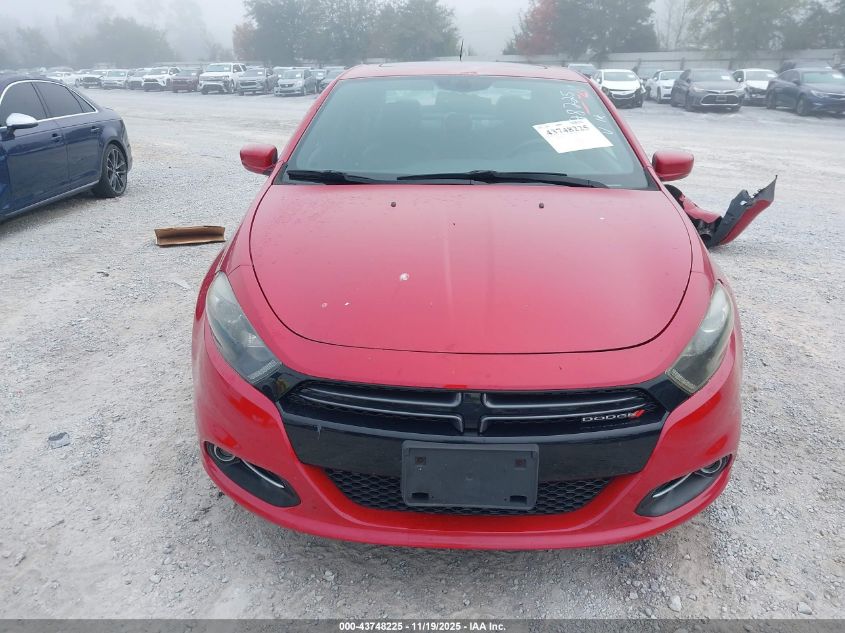 2015 Dodge Dart Gt VIN: 1C3CDFEB9FD165386 Lot: 43748225