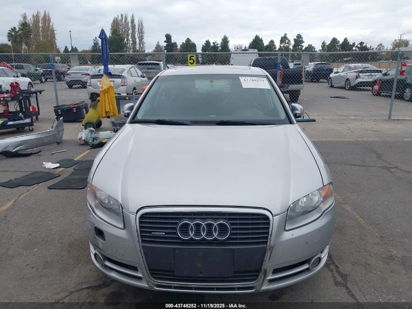 2005 Audi A4 2.0T VIN: WAUDF68E05A468778 Lot: 43748252
