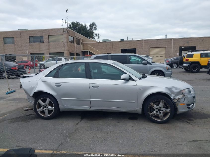 2005 Audi A4 2.0T VIN: WAUDF68E05A468778 Lot: 43748252