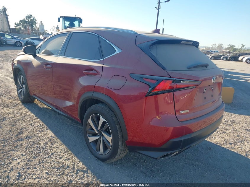 Vin: jtjdarbz4l5005110, lot: 44243657, lexus nx 300 20203