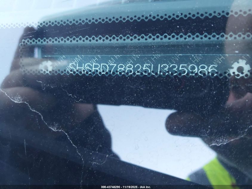 2005 Honda Cr-V Ex VIN: SHSRD78825U335986 Lot: 43748290