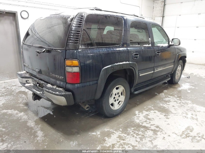1GNEK13T65J196742 2005 CHEVROLET TAHOE photo no. 4