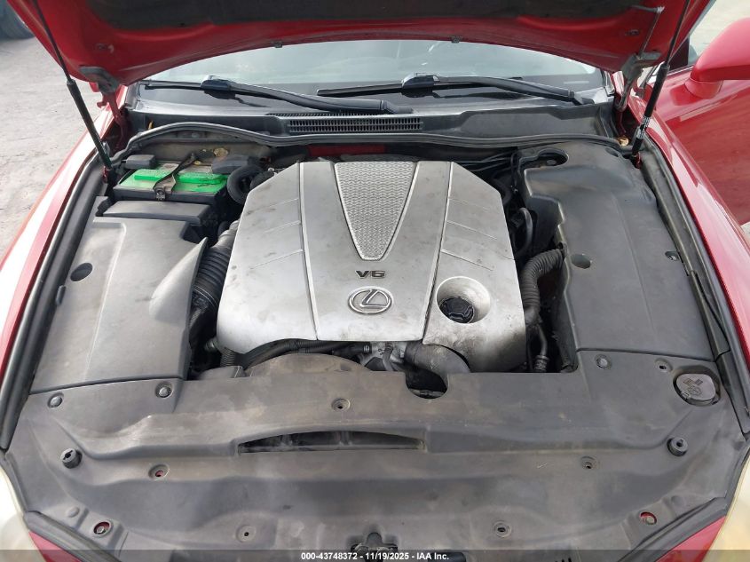 2006 Lexus Is 350 VIN: JTHBE262462002554 Lot: 43748372