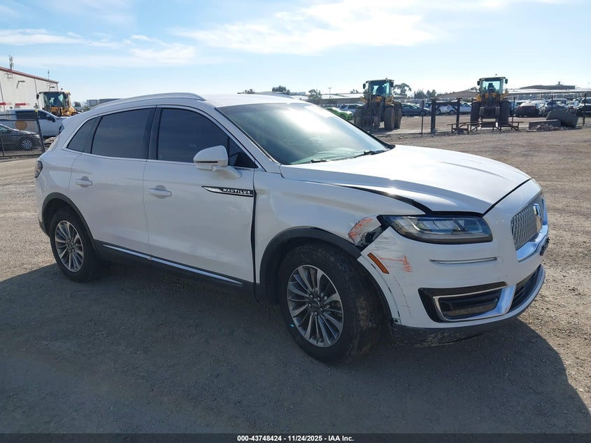 Vin: 2lmpj6k90kbl51471, lot: 44243797, lincoln nautilus select 2019 img_1