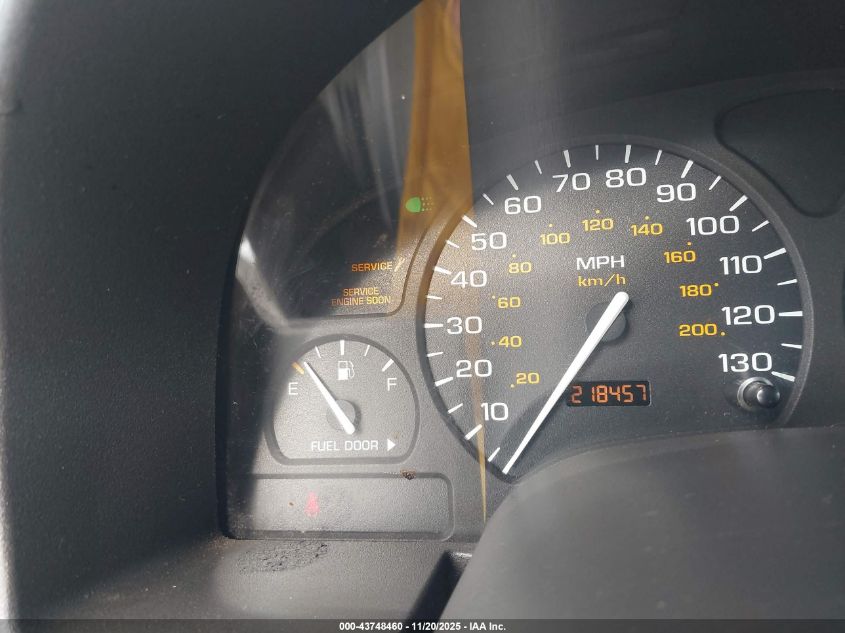 2002 Saturn Vue 4 Cyl VIN: 5GZCZ23D82S834763 Lot: 43748460