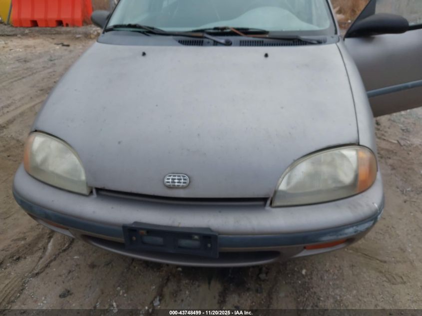 1997 Geo Metro Lsi VIN: 2C1MR5297V6770823 Lot: 43748499