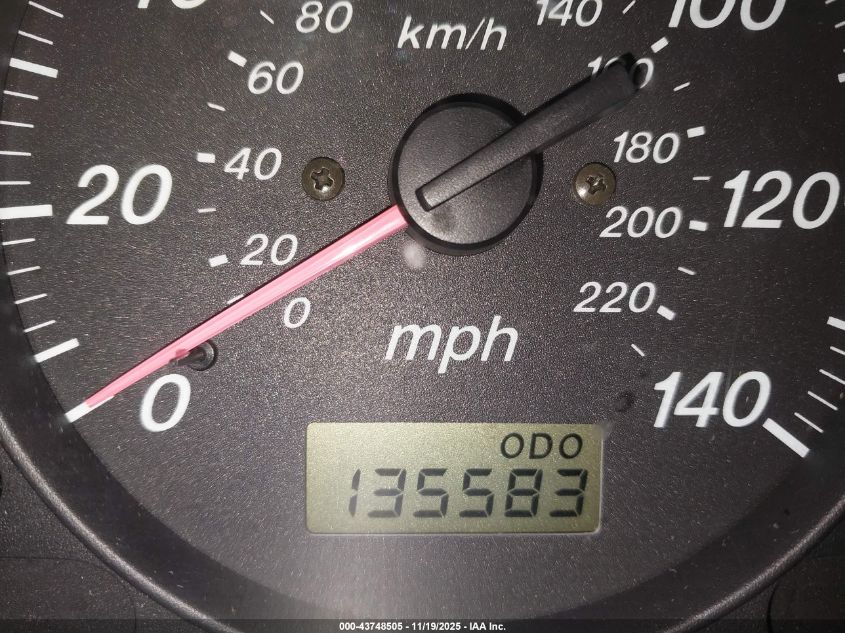 2001 Mazda Protege Dx/Lx VIN: JM1BJ222810401314 Lot: 43748505