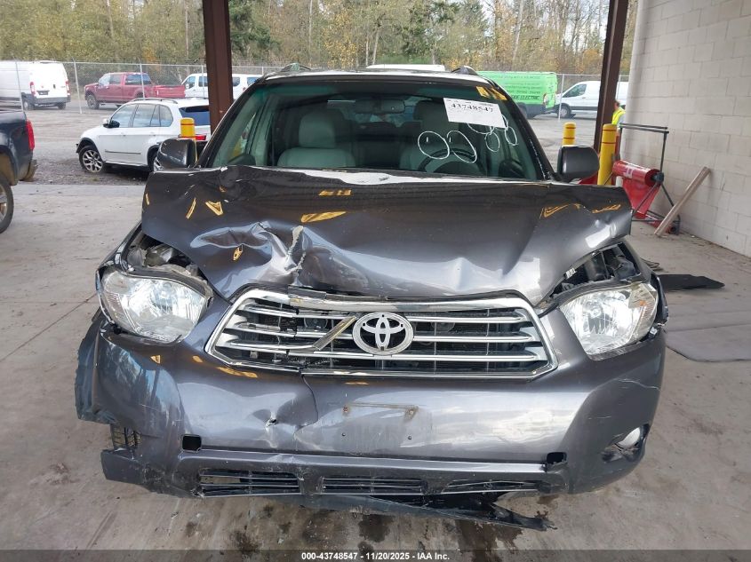 2008 Toyota Highlander Limited VIN: JTEES42A882080088 Lot: 43748547