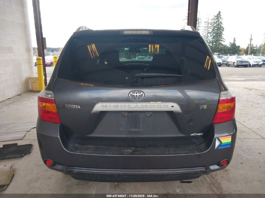 2008 Toyota Highlander Limited VIN: JTEES42A882080088 Lot: 43748547